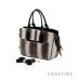 Купить женскую сумку серую замшевую с черной отделкой - арт.33512_3